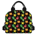 Little Monster Pattern Print Insulated Lunch Bag