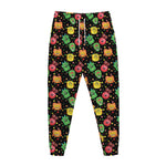 Little Monster Pattern Print Jogger Pants