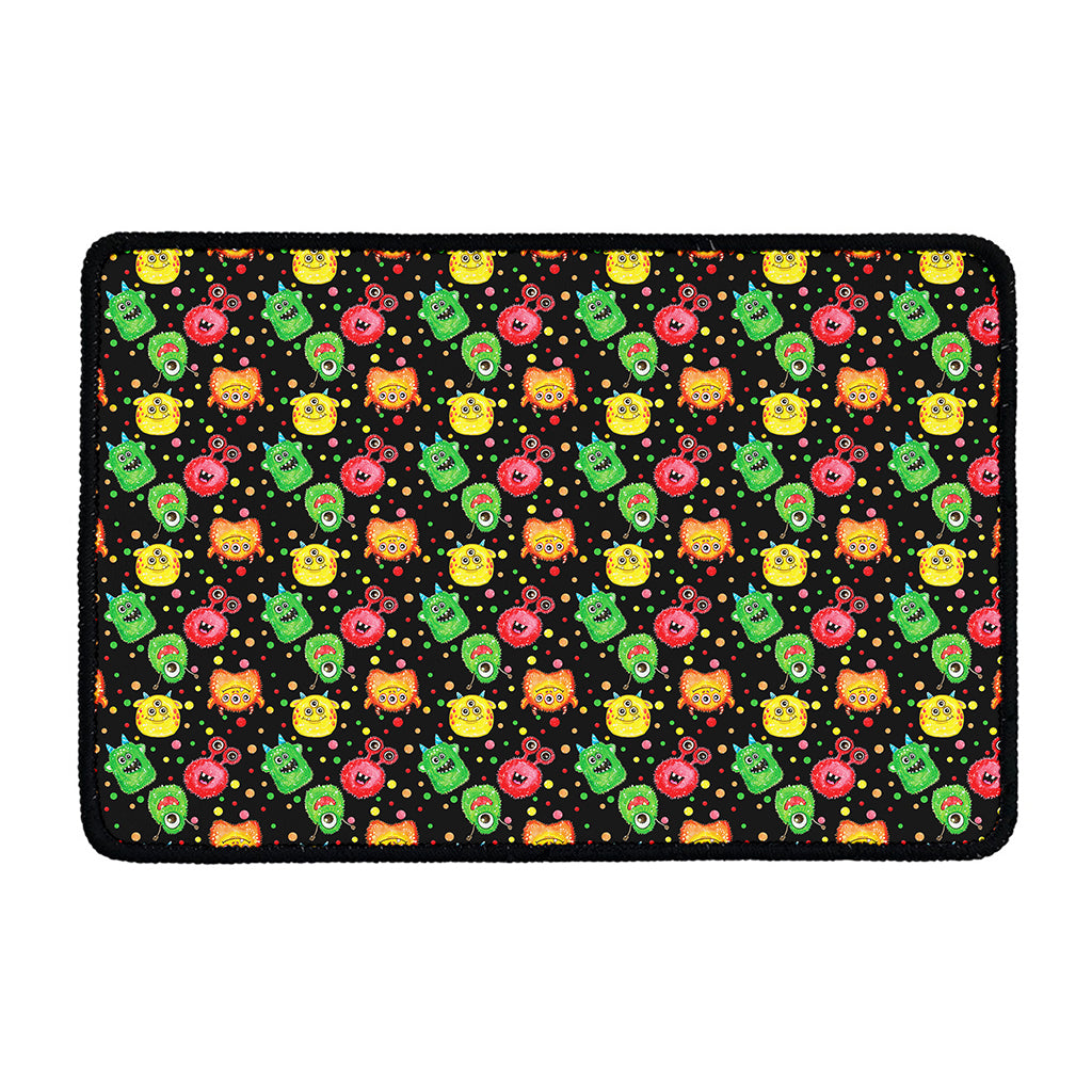 Little Monster Pattern Print Kitchen Mat