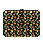 Little Monster Pattern Print Laptop Sleeve