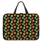 Little Monster Pattern Print Laptop Sleeve With Handle