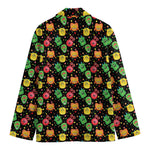 Little Monster Pattern Print Men's Cotton Blazer