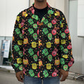 Little Monster Pattern Print Men's Shirt Jacket
