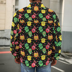 Little Monster Pattern Print Men's Shirt Jacket