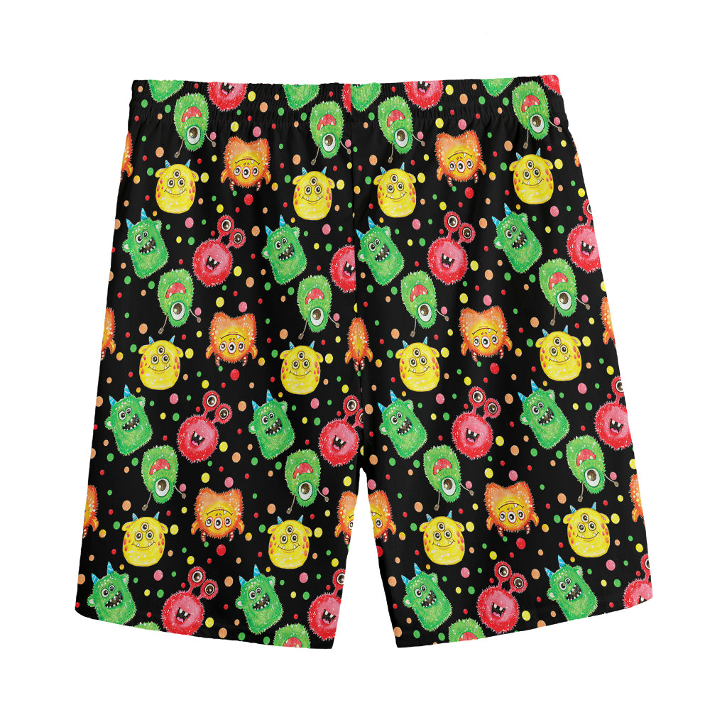 Little Monster Pattern Print Men's Sports Shorts