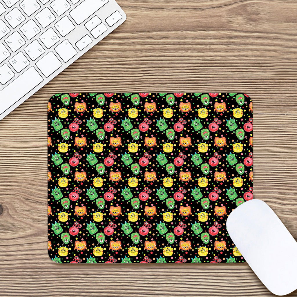 Little Monster Pattern Print Mouse Pad
