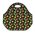 Little Monster Pattern Print Neoprene Lunch Bag