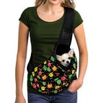 Little Monster Pattern Print Pet Sling Carrier