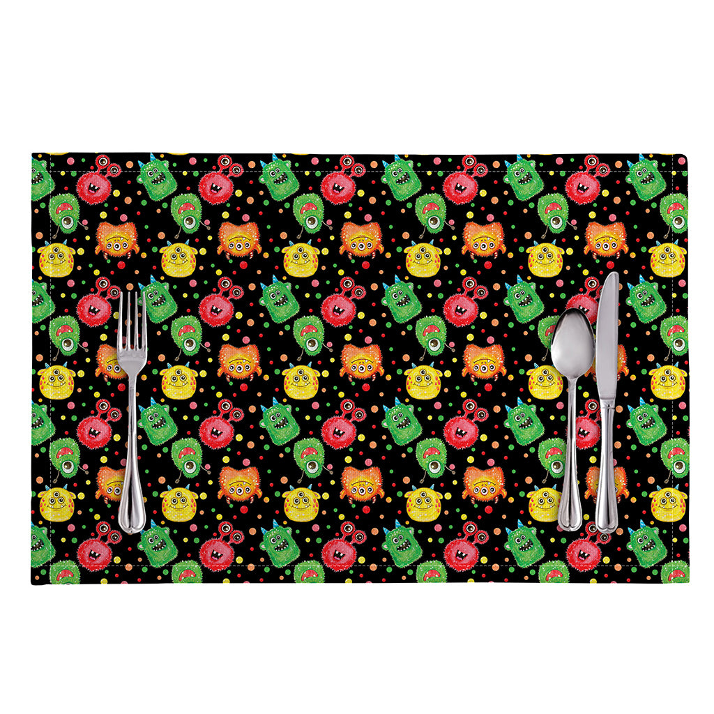 Little Monster Pattern Print Placemat