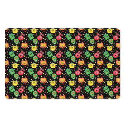 Little Monster Pattern Print Polyester Doormat