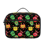Little Monster Pattern Print Portable Lunch Bag