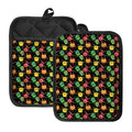 Little Monster Pattern Print Pot Holders With Pocket