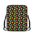 Little Monster Pattern Print Rectangular Crossbody Bag