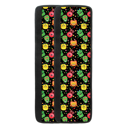 Little Monster Pattern Print Refrigerator Handle Covers