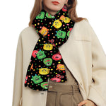 Little Monster Pattern Print Scarf