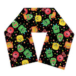 Little Monster Pattern Print Scarf