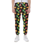 Little Monster Pattern Print Scuba Joggers