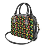 Little Monster Pattern Print Shoulder Handbag