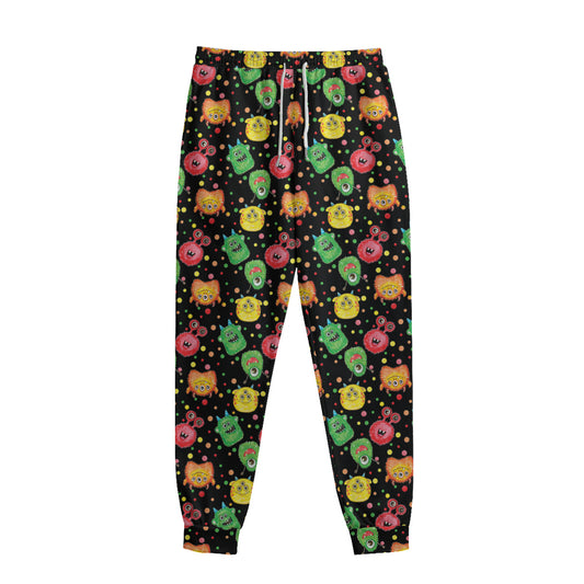 Little Monster Pattern Print Sweatpants