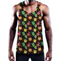 Little Monster Pattern Print Men's Workout Tank Top