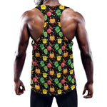 Little Monster Pattern Print Training Tank Top