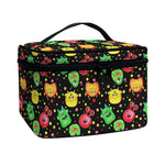 Little Monster Pattern Print Travel Makeup Bag