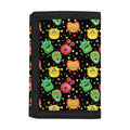 Little Monster Pattern Print Trifold Wallet