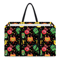Little Monster Pattern Print Utility Tote Bag