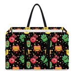 Little Monster Pattern Print Utility Tote Bag