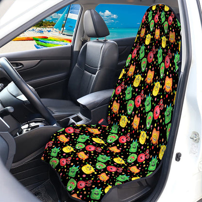 Little Monster Pattern Print Waterproof Car Seat Cover