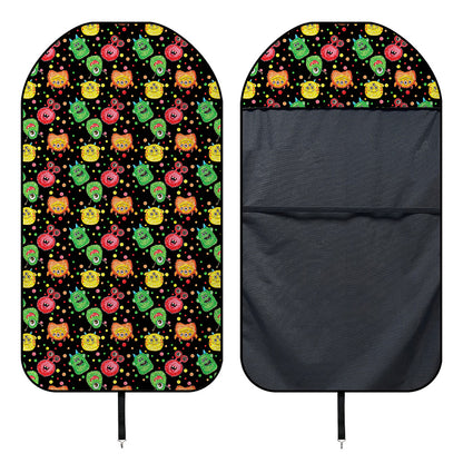 Little Monster Pattern Print Waterproof Car Seat Cover