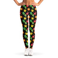 Little Monster Pattern Print Women's Leggings