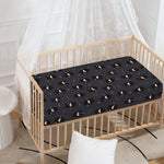 Little Ninja Pattern Print Baby Crib Sheet