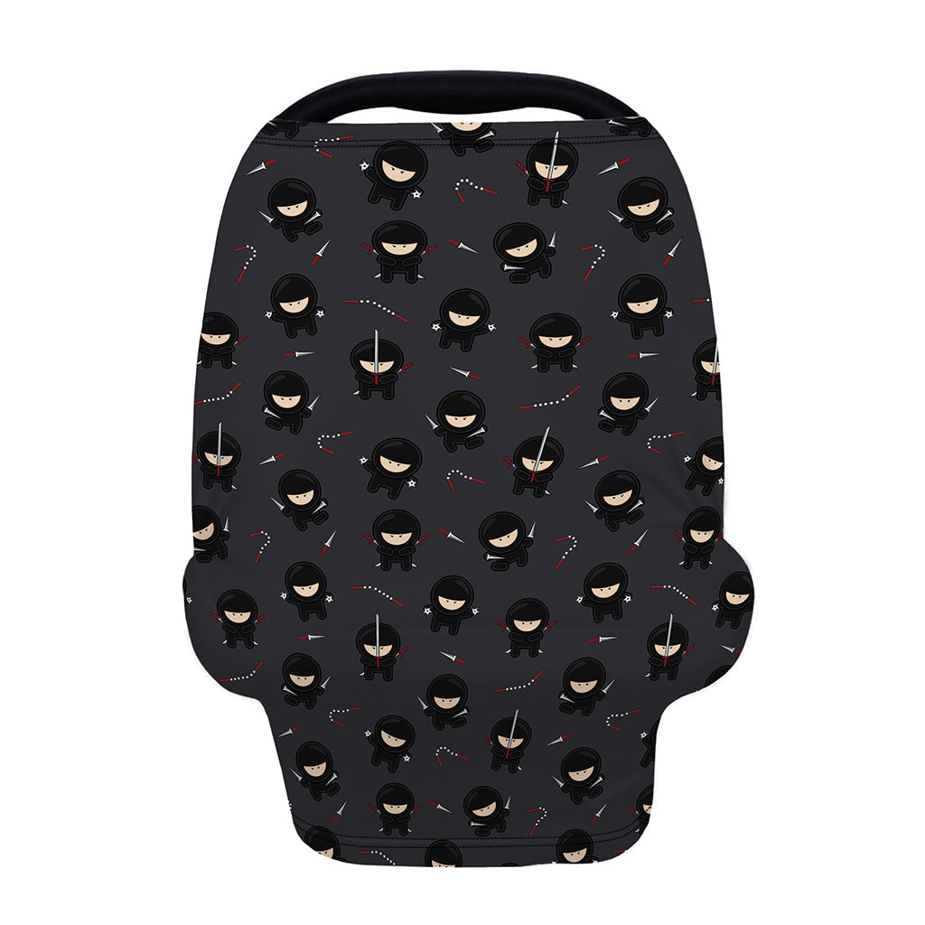Little Ninja Pattern Print Baby Seat Cover