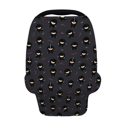 Little Ninja Pattern Print Baby Seat Cover