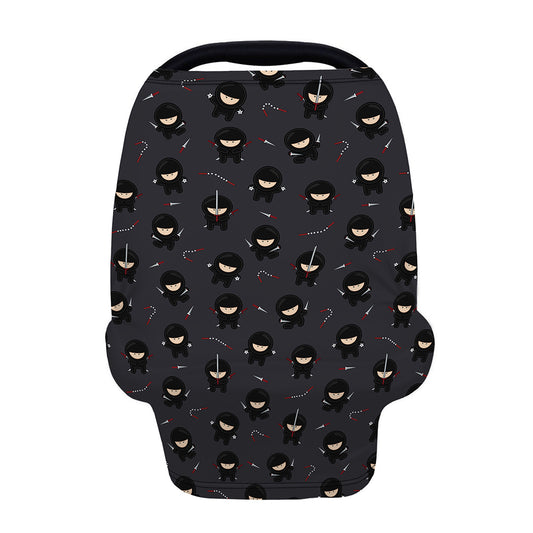 Little Ninja Pattern Print Baby Seat Cover
