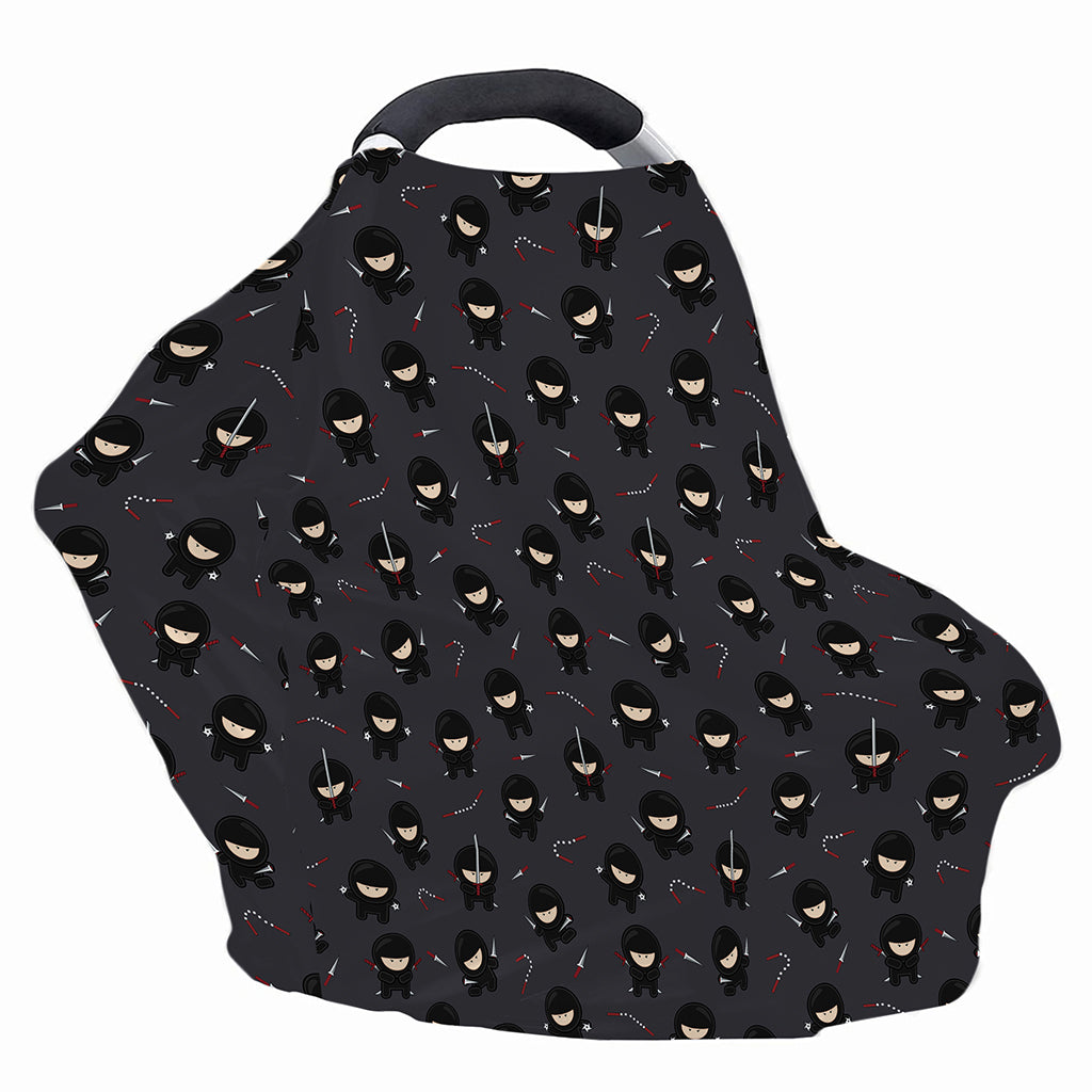 Little Ninja Pattern Print Baby Seat Cover