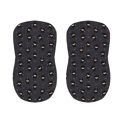 Little Ninja Pattern Print Bar Stool Covers