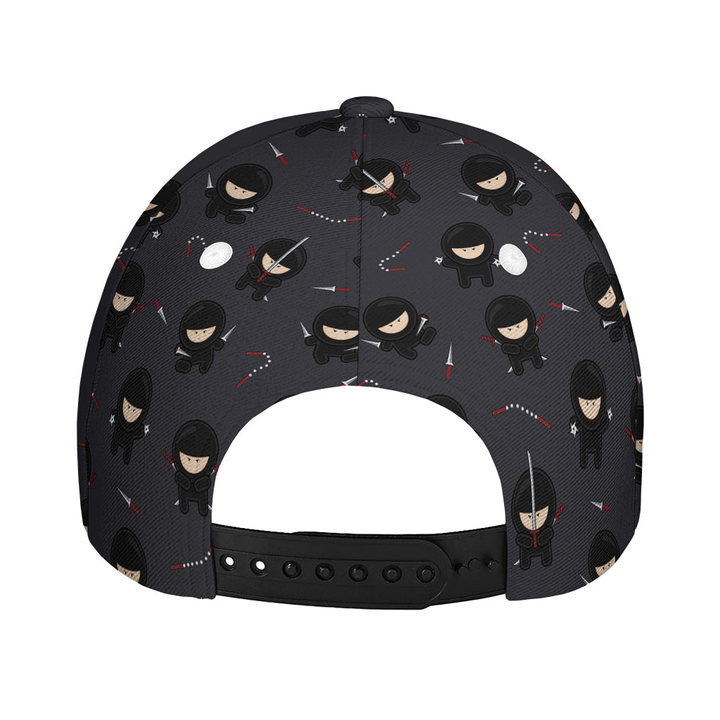 Little Ninja Pattern Print Baseball Cap