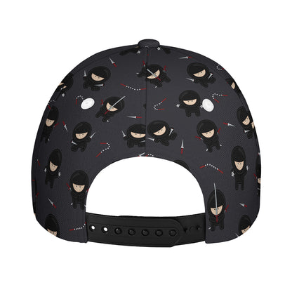 Little Ninja Pattern Print Baseball Cap