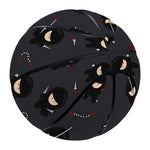 Little Ninja Pattern Print Basketball