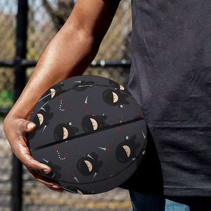 Little Ninja Pattern Print Basketball