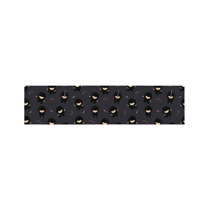 Little Ninja Pattern Print Bed Runner