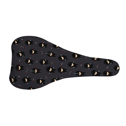 Little Ninja Pattern Print Bicycle Seat Cover