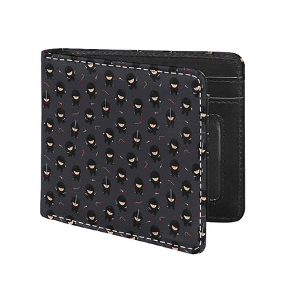 Little Ninja Pattern Print Bifold Wallet