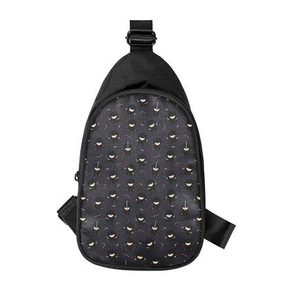 Little Ninja Pattern Print Chest Bag