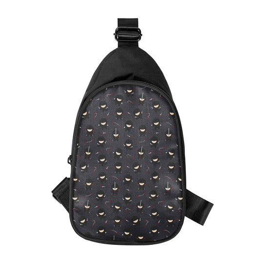 Little Ninja Pattern Print Chest Bag