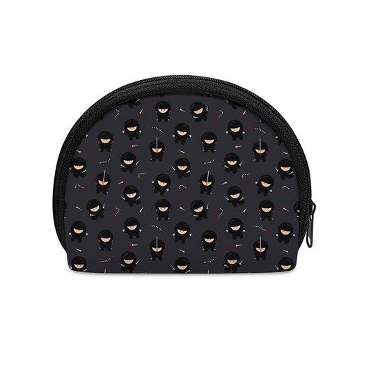 Little Ninja Pattern Print Coin Purse