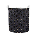 Little Ninja Pattern Print Collapsible Laundry Basket