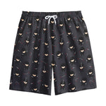 Little Ninja Pattern Print Cotton Shorts